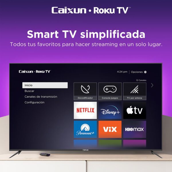 Led Smart TV Caixun 43” FHD Roku TV 1