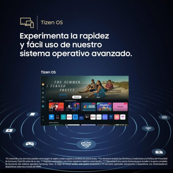 SAMSUNG Televisor 55 Crystal Uhd Du7000 4k Tizen Os Smart Tv (2024) - Imagen 5