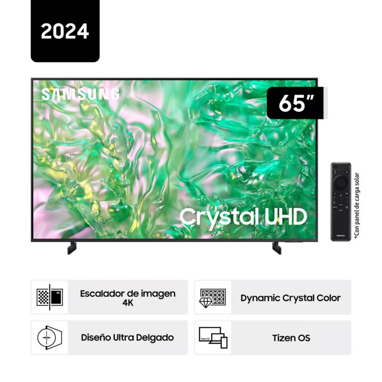 Televisor 65 Crystal Uhd Du8000 4k Tizen Os Smart Tv (2024)