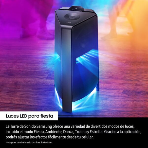 Samsung Torre de Sonido  Bluetooth 1500W MX-T70/PE - Imagen 10